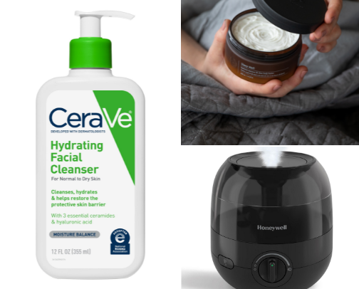 dry skin must haves to survive the winter cover photo collage