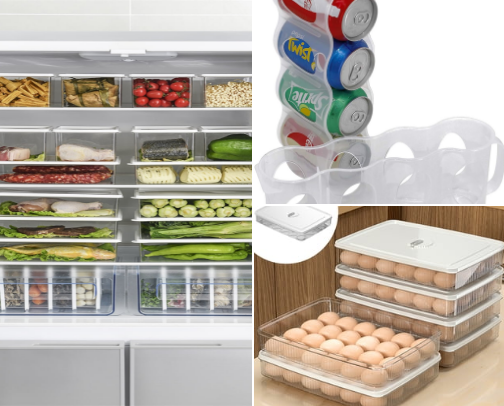 Fridge organization Tips and Tricks cover photo collage