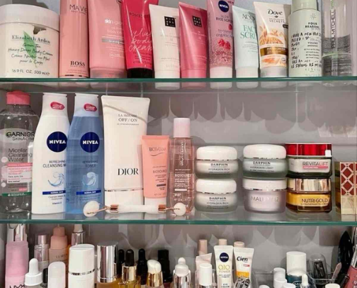 Glow Up: Mix of Affordable & High-End Skincare I Love ❤️ cover photo collage