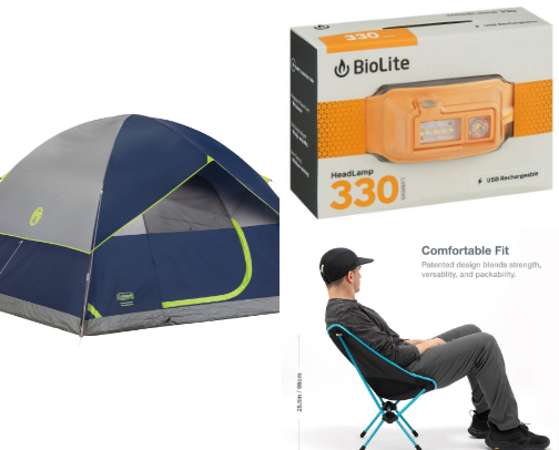 🏕 My Camping Must-Haves — Comfort, Adventure & Cozy Nights Under the Stars cover photo collage