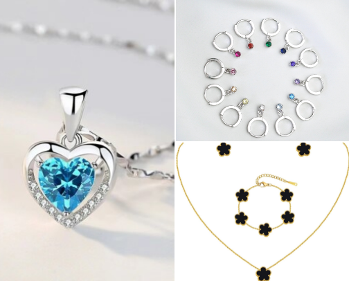 “Jewels Made for Cozy Season” cover photo collage