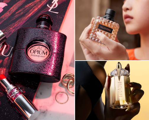 My Curated Perfume Collection cover photo collage