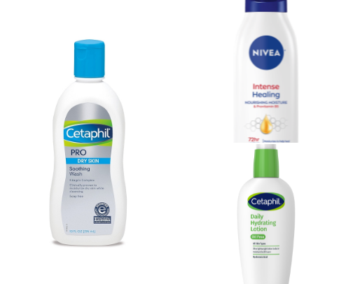 Body care sensitive cover photo collage