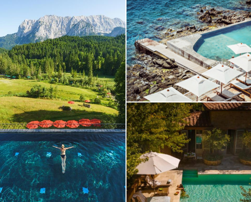 🇪🇺 Dreamy Escapes in Europe | The Most Restorative & Beautiful Hotels for Women cover photo collage