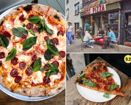Best Pizza Around Brooklyn cover photo collage