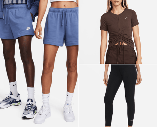 NIKE Womens Under $50 Clothing cover photo collage