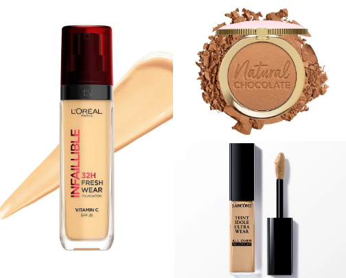 Non comedogenic makeup 💄 cover photo collage