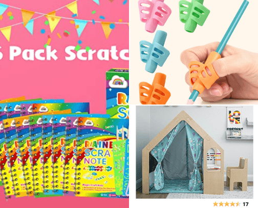 Thriving Children - Items That Will Help Your Child Learn & Play. cover photo collage