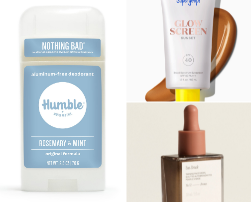 Skincare cover photo collage