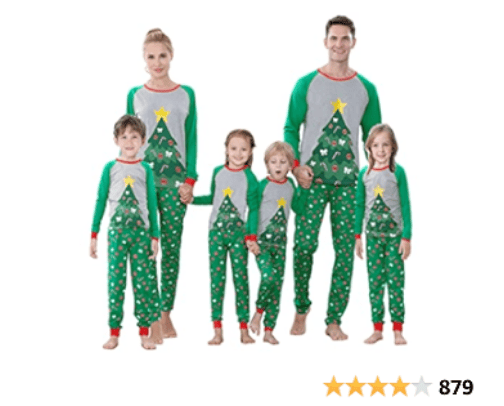 Matching Christmas Jammies cover photo collage