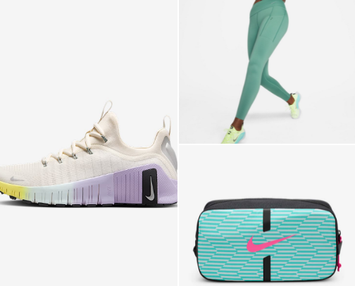 Nike girl cover photo collage