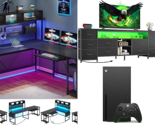 Gamers, podcasters and YouTubers love this "clutch" (as my kid says) setup! cover photo collage