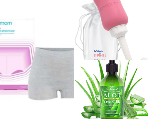 Postpartum Recovery Kit cover photo collage