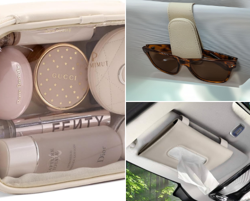Essentials for your car - girly edition ✨️ 💖 cover photo collage