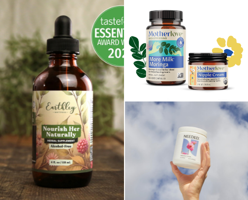 Holistic Pregnancy & Postpartum Essentials I Loved (with discount codes) cover photo collage