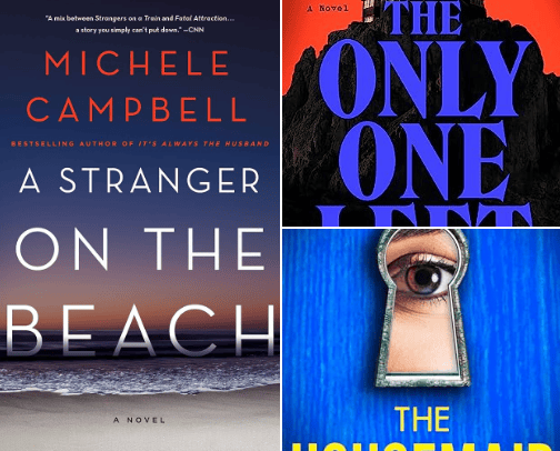 Thriller Books cover photo collage