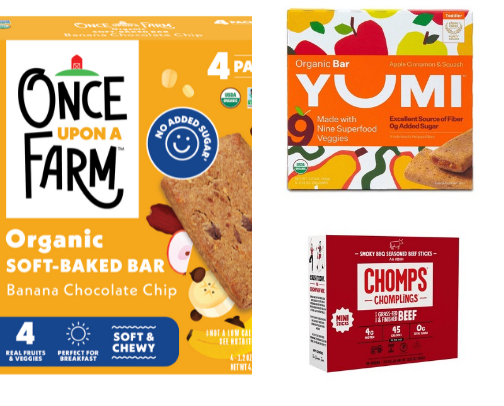 Toddler snacks cover photo collage