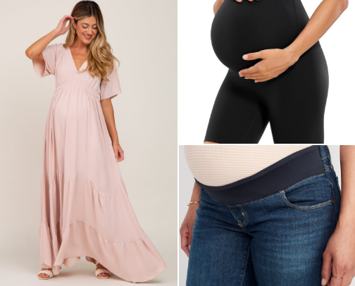 Maternity Clothing: Comfortable & Cute cover photo collage