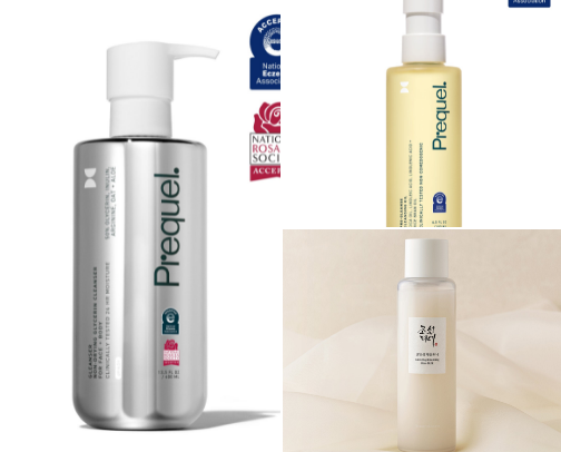 Glowy skin essentials cover photo collage