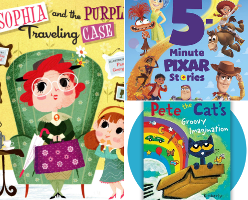 Children books cover photo collage