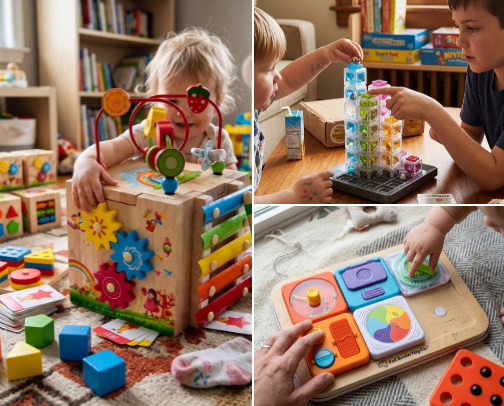 Educational Toy For Children cover photo collage