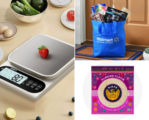 Walmart food list cover photo collage