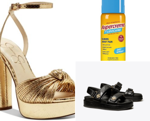 Cute but Comfy Shoes and shoe hacks to make your feet more comfortable! cover photo collage
