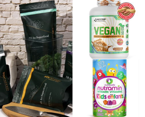 Top 3 daily vegan supplements cover photo collage