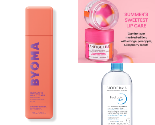 My favorite beauty recs cover photo collage