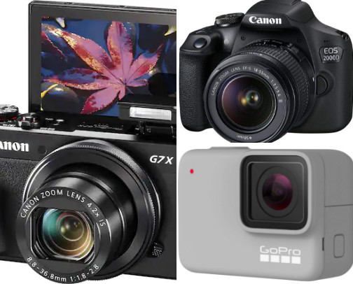 Cameras 📸 cover photo collage
