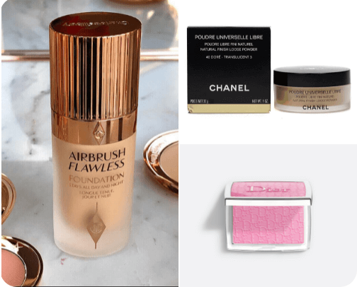 MAKEUP  cover photo collage