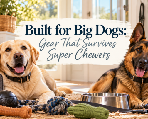 Built for Big Dogs: Gear That Survives Super Chewers cover photo collage