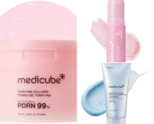 Medicube face regiment cover photo collage