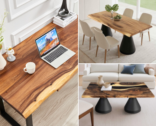 Let's talk about tables cover photo collage
