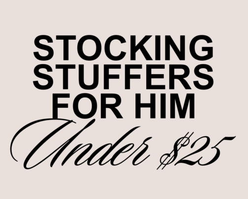 Stocking Stuffers for Men Under $25 cover photo collage