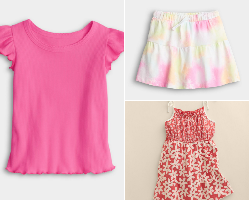Kohls Toddler Girl Clothes cover photo collage