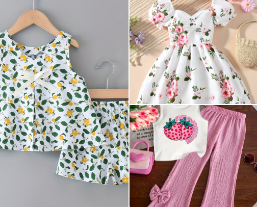 Outfit for kids cover photo collage