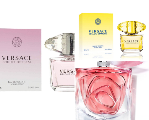 Luxury fragrances for confident ladies 🎀 cover photo collage