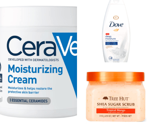 Body care. cover photo collage