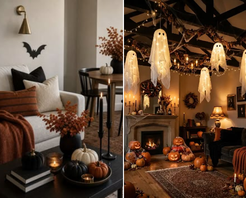 Halloween Home Deco I love cover photo collage
