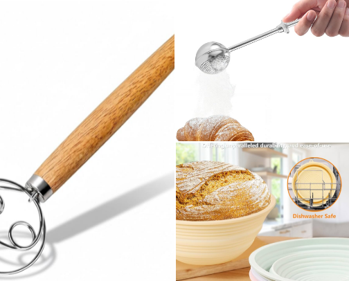 Favorite sourdough gadgets cover photo collage