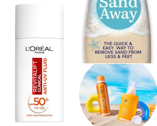 Vacation essentials cover photo collage
