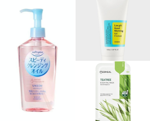 Skincare for Dehydrated Oily Skin cover photo collage