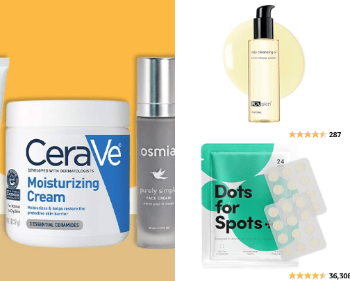 Skin Care cover photo collage