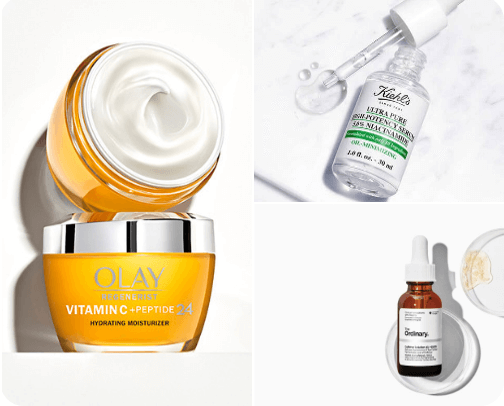 skin care cover photo collage