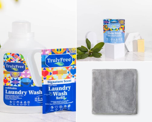 Favorite household products cover photo collage