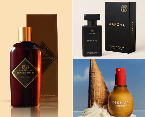 Everyday skin and body products. cover photo collage