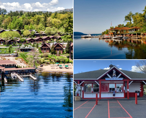 Favorite Places in Lake George, NY Area cover photo collage