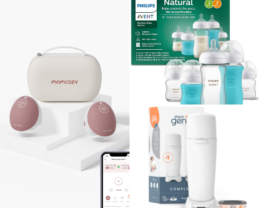 Newborns essentials Moms / Parents actually use! ( Baby Registry must haves) cover photo collage