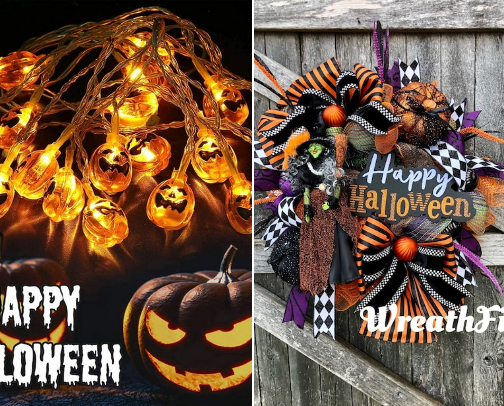 Simple Joys, Spooky Nights 🕸️ 🕷️ cover photo collage